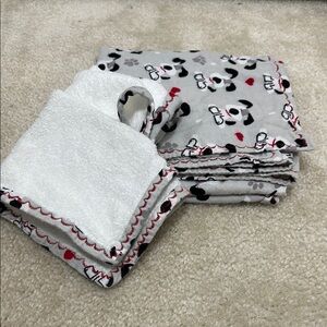 Homemade Baby Blanket & Wash Rag Set